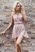 Simple Dusty Pink Sexy Casual Cheap Homecoming Dresses Under 100, CM542