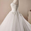 Strapless A line Lace Beaded A line Wedding Dresses, Custom Made Wedding Dresses, Cheap Wedding Gowns, WD215