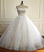 Strapless A Line Lace Wedding Bridal Dresses, Custom Made Wedding Dresses, Affordable Wedding Bridal Gowns, WD235