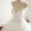 Strapless Sexy See Through Lace A line Wedding Bridal Dresses, Affordable Custom Made Wedding Bridal Dresses, WD269