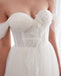 Sweetheart Off Shoulder Simple A-line Cheap Wedding Dresses Online, Cheap Bridal Dresses, WD576