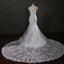 Sweetheart Strapless Lace Mermaid Pearls Beaded Wedding Bridal Dresses, Cheap Custom Made Wedding Bridal Dresses, WD278