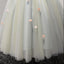 V Neckline Short Tulle Homecoming Prom Dresses,  Flower Short Party Prom Dresses, Perfect Homecoming Dresses, CM206